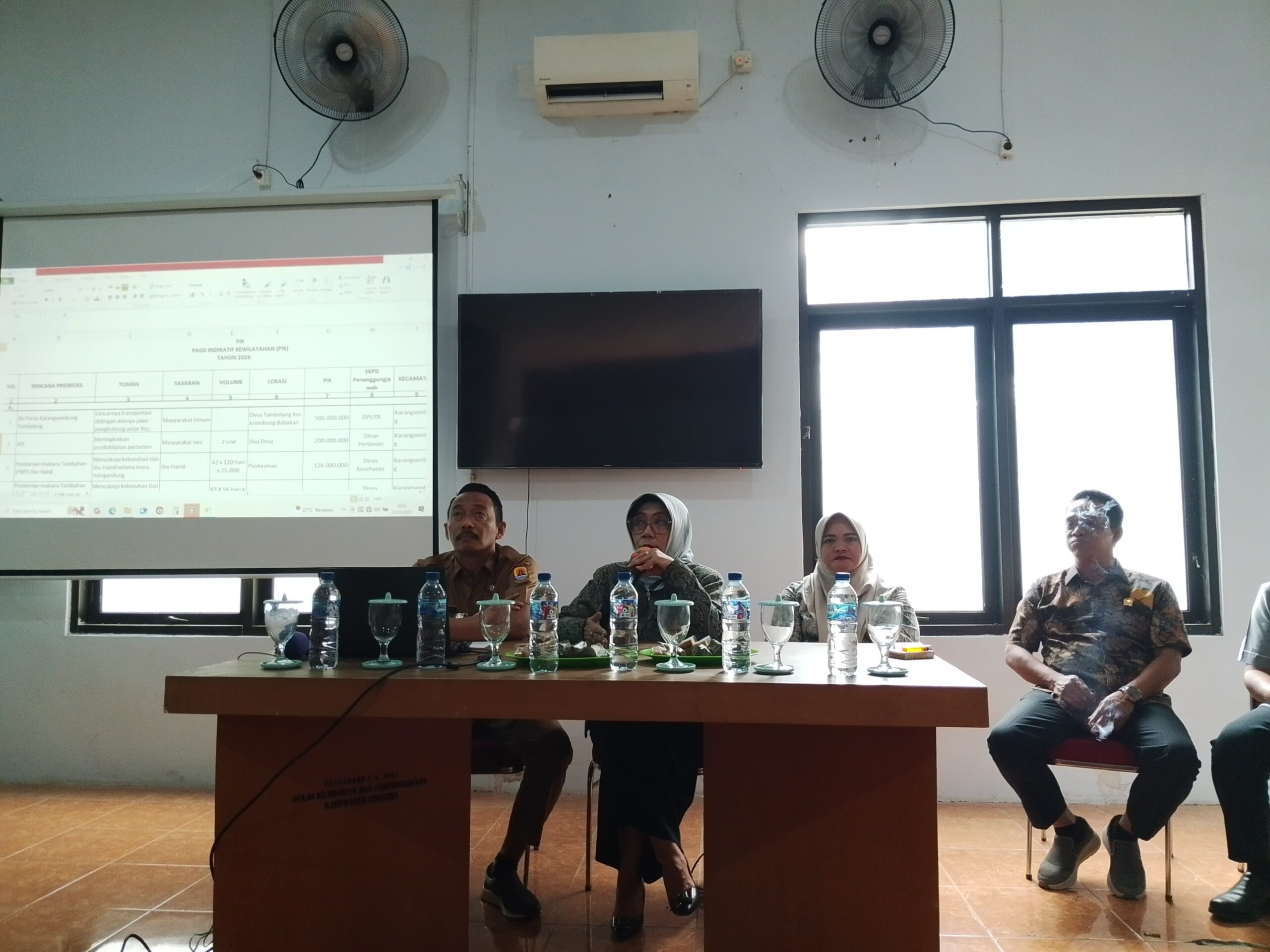 Pra Musrenbang di Kecamatan Karangsembung, Kabupaten Cirebon.